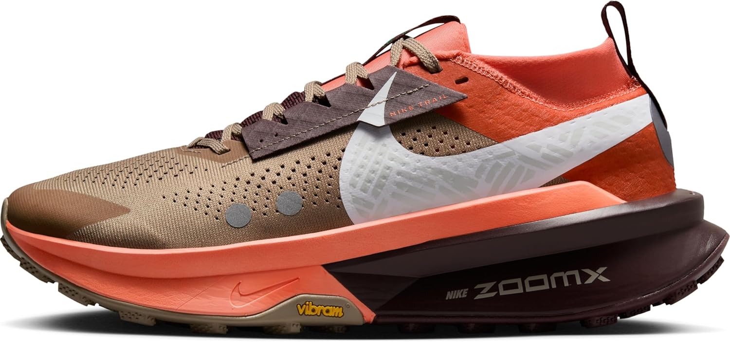 

Мужские кроссовки для бега по пересеченной местности Nike Zegama 2, Khaki White Hyper Crimson Burgundy Crush