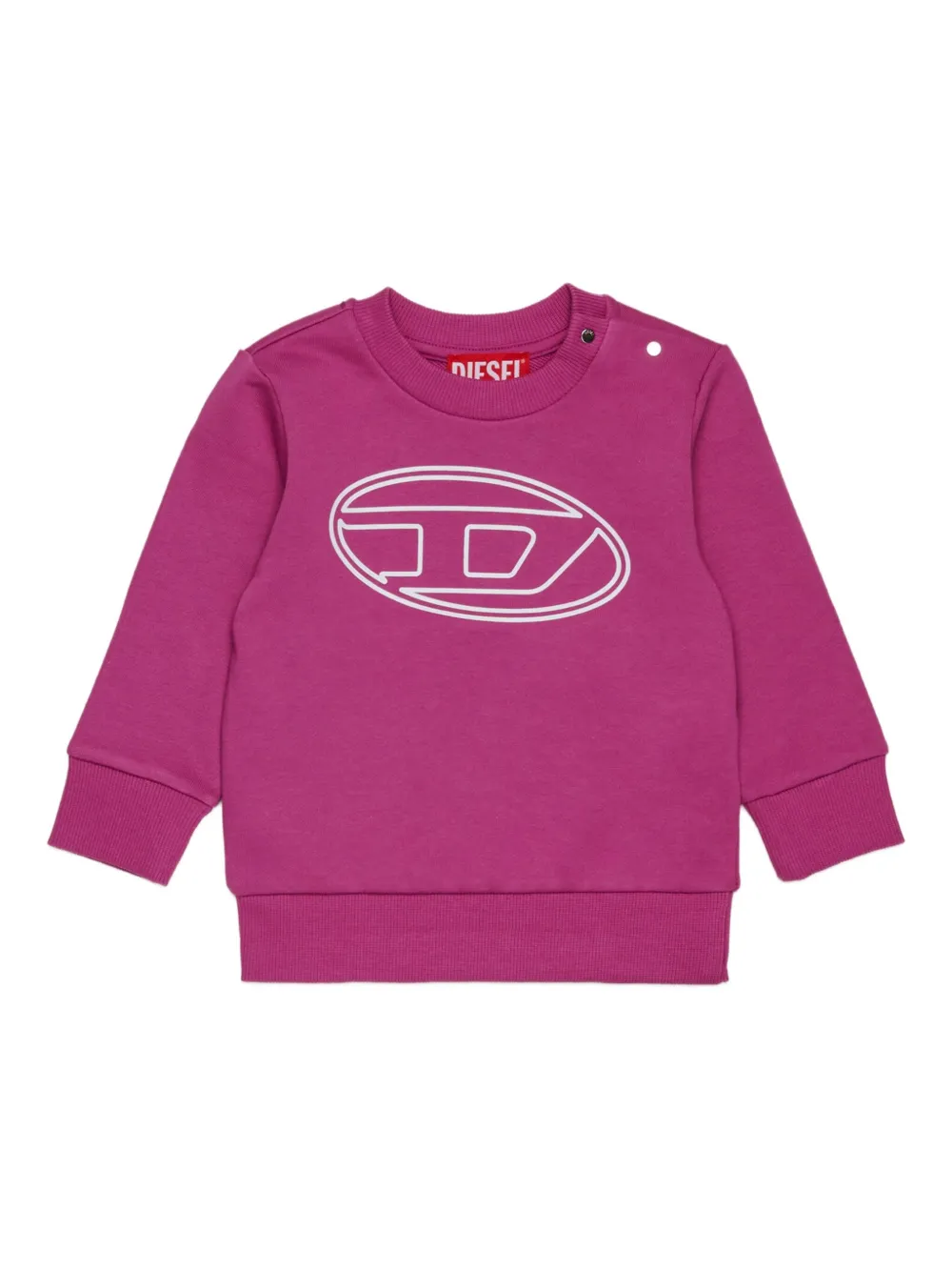

Толстовка Stimotyb с логотипом Diesel Kids, розовый