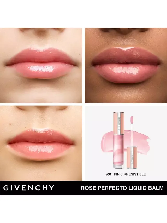 Бальзам для губ Givenchy — Жидкий Rose Perfecto , Pink Irresistible — фото 4