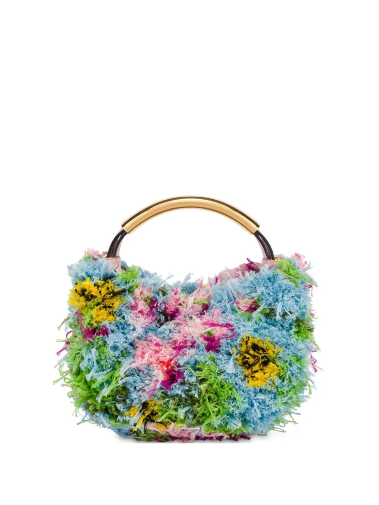 

Сумка на плечо с цветочным узором Moschino, синий