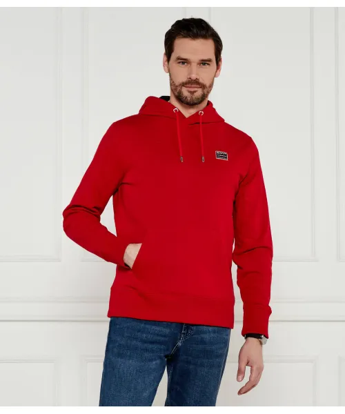 

Контрастная толстовка Regular fit Gant, красный