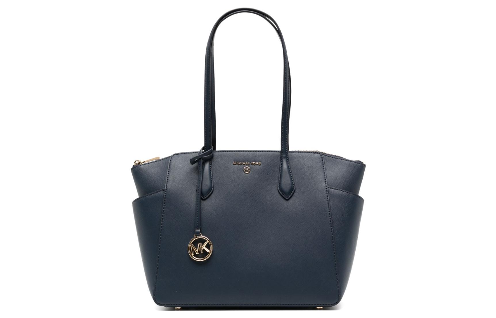 

MICHAEL KORS Кожаная сумка через плечо женская синяя