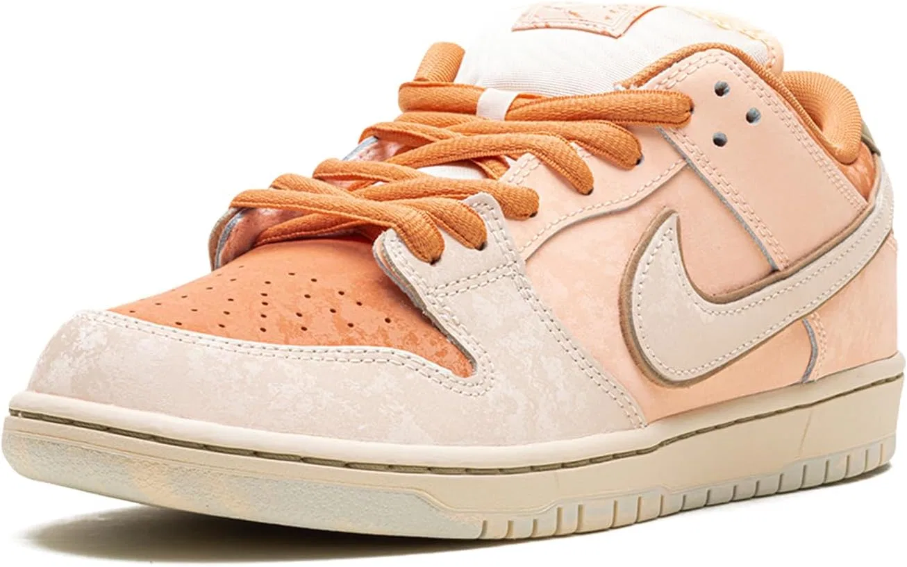 Кроссовки мужские Nike Dunk Low Retro, цвет Amber Brown/Guava Ice — фото 4