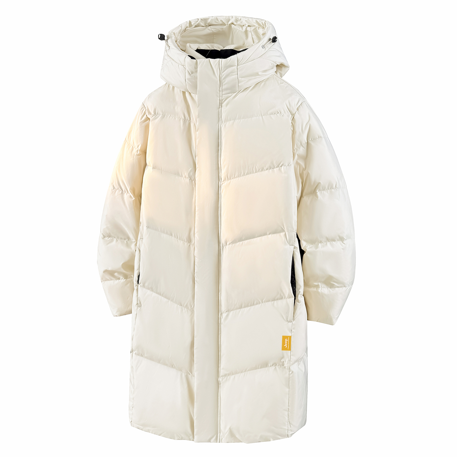 

Пуховик Unisex с капюшоном Moderate Others Jeep, экрю