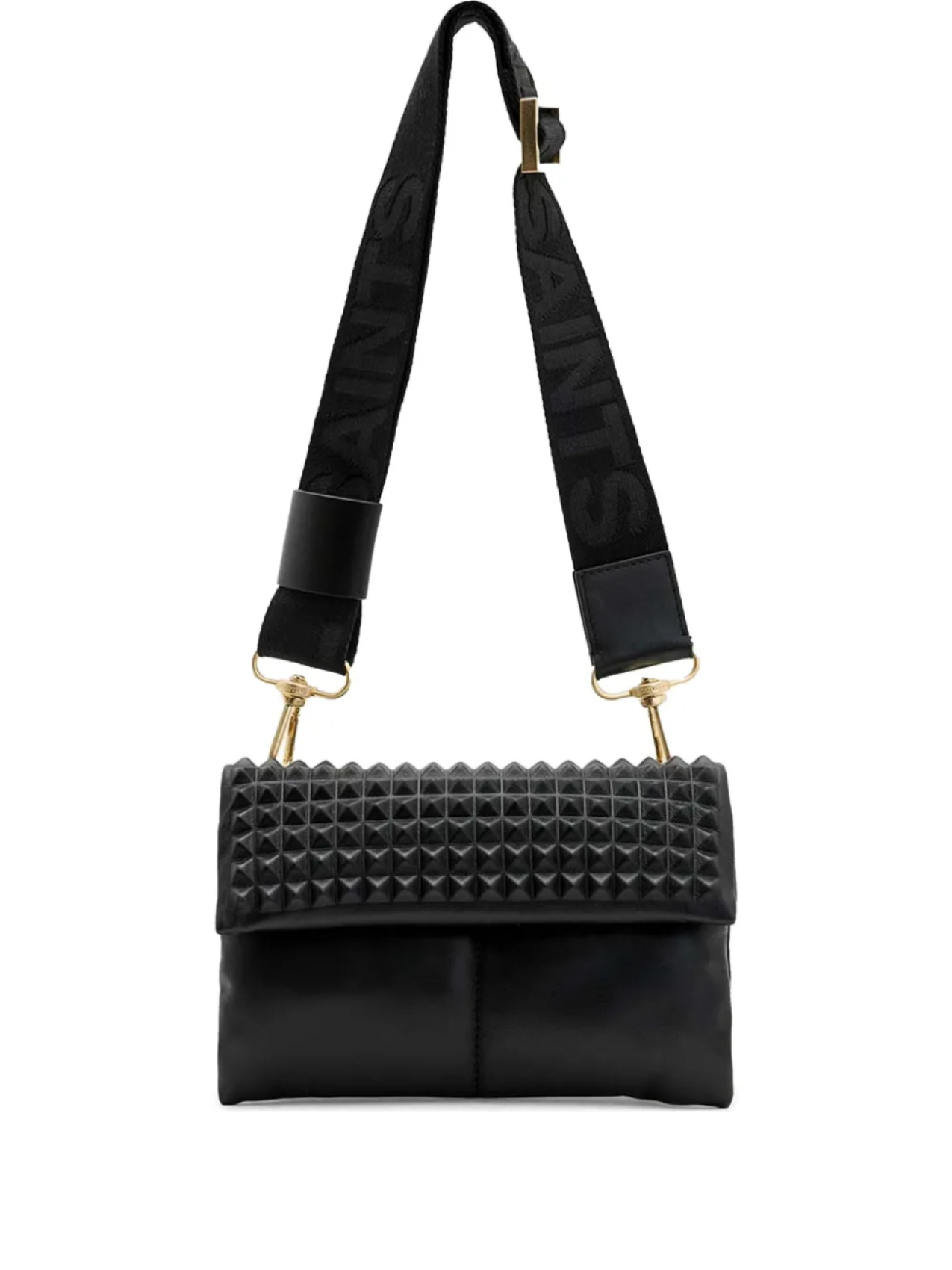 

Сумка через плечо AllSaints Ezra Stud, черный