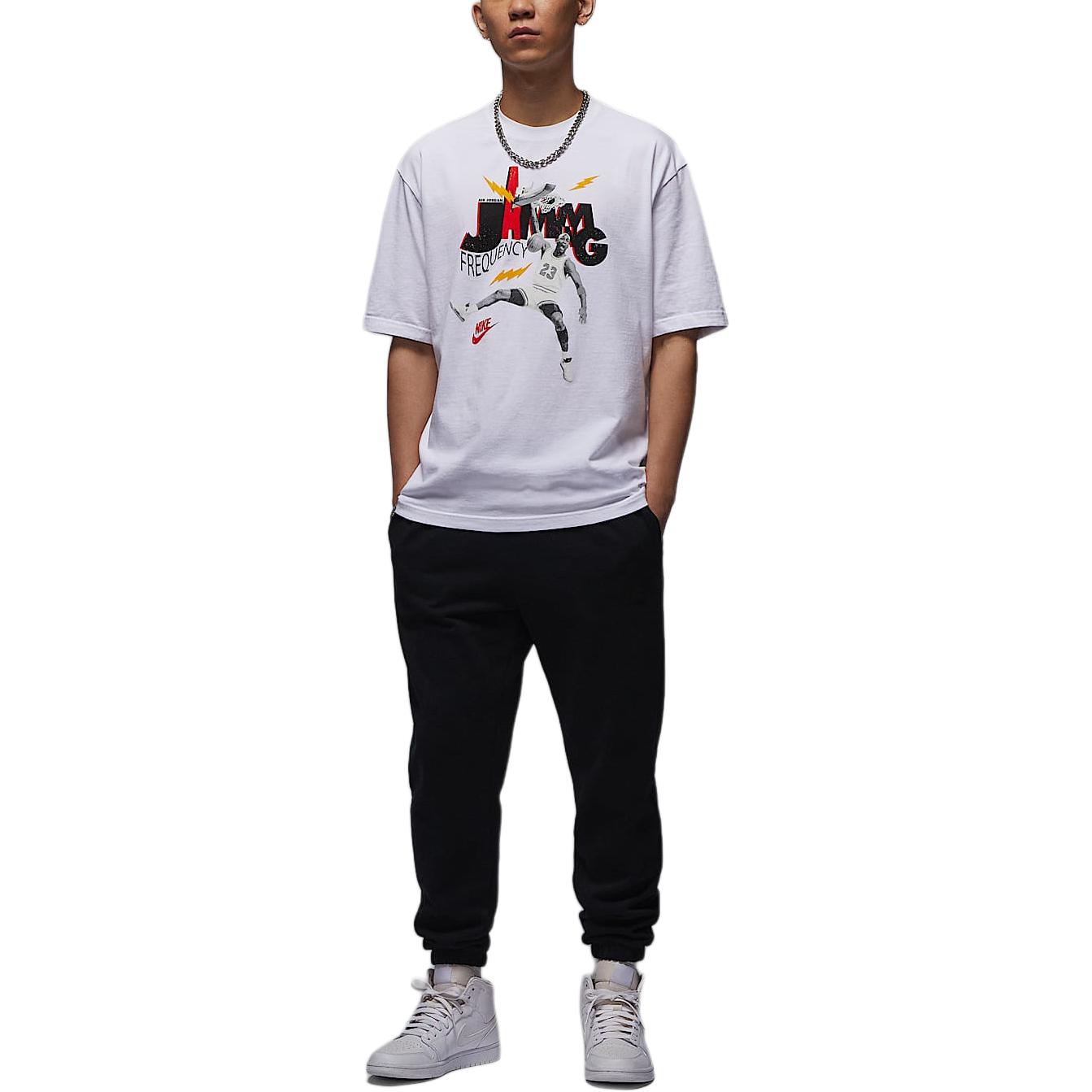 Jordan Футболка BRAND мужская белая — фото 3
