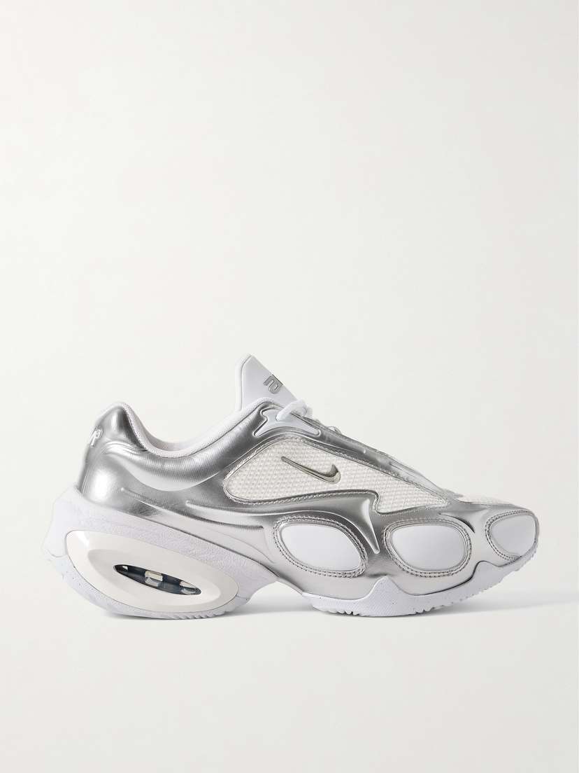 Кроссовки Air Max Muse из металлизированной кожи с сетчатой отделкой Nike, белый