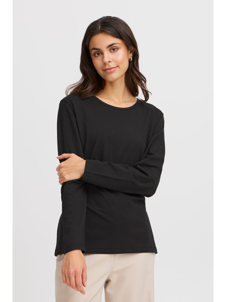 

Лонгслив Fransa Longsleeve, черный