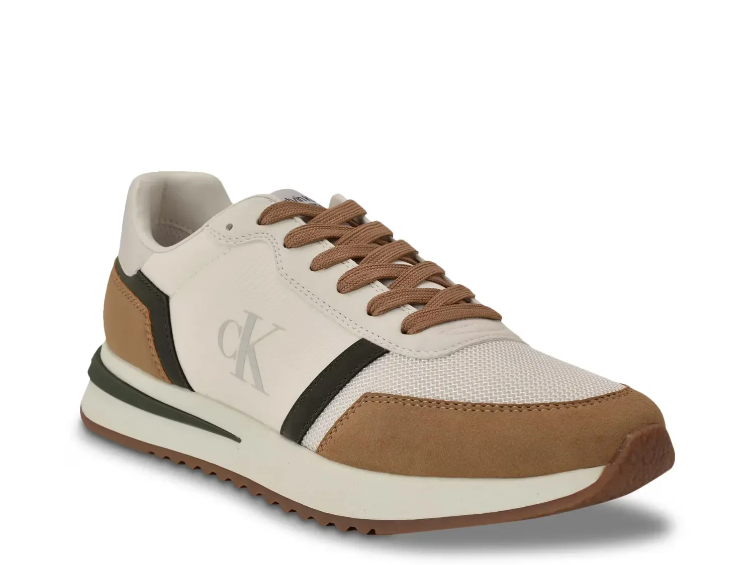 

Кроссовки Picio Calvin Klein, Off White/Brown/Black