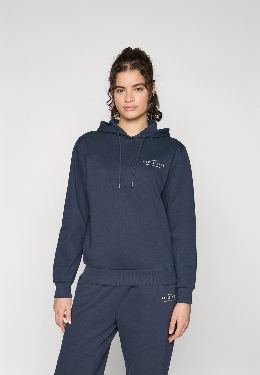 

Худи ONLY Play ONPPICA LIFE HOOD LOOSE BRUSH , Night Sky/White/Dark Blue