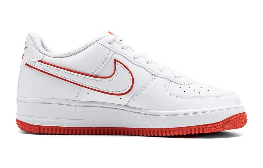 Nike Кроссовки Air Force 1 Low белые с красным — фото 3