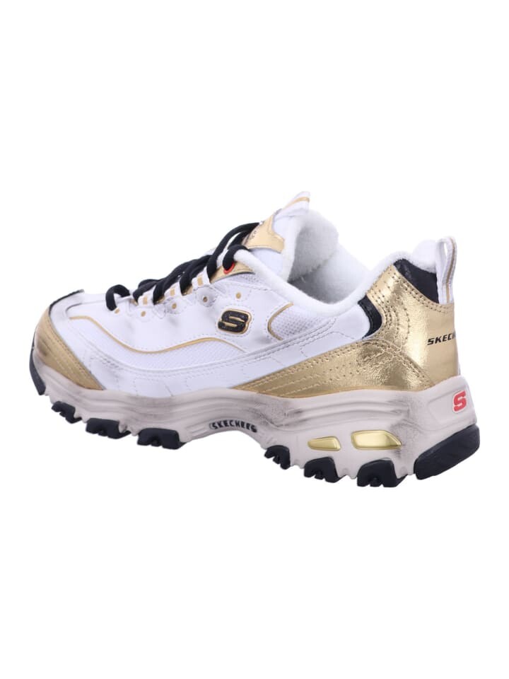 Элегантные туфли на шнуровке Skechers Damen DLITES VINTAGE VISION, белый — фото 3