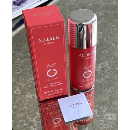 ALLEVEN London Color Shield Glow сияющий усилитель для тела цвета слоновой кости 100 мл BNIB — фото 4