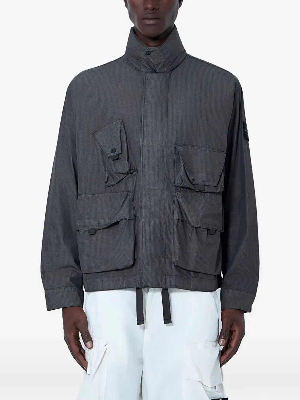 Куртка utility из рипстопа Stone Island, серый