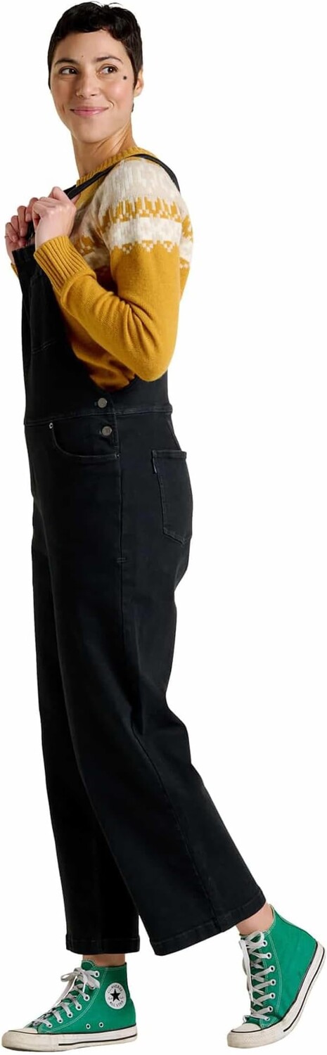 

Юбка Toad&Co Balsam Seeded Denim Overalls, цвет Washed Black