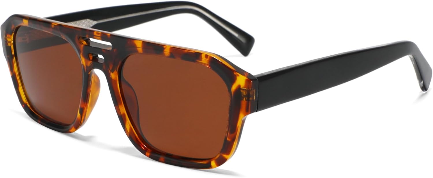 

Крупные квадратные поляризованные солнцезащитные очки для женщин и мужчин, оправа из уксусной кислоты, модные очки с индивидуальным логотипом Generic, Hawksbill Turtle