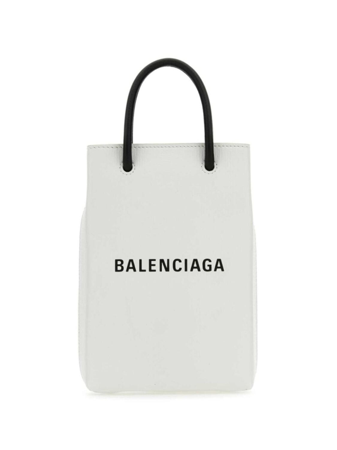 

Чехол для телефона из кожи с принтом Balenciaga