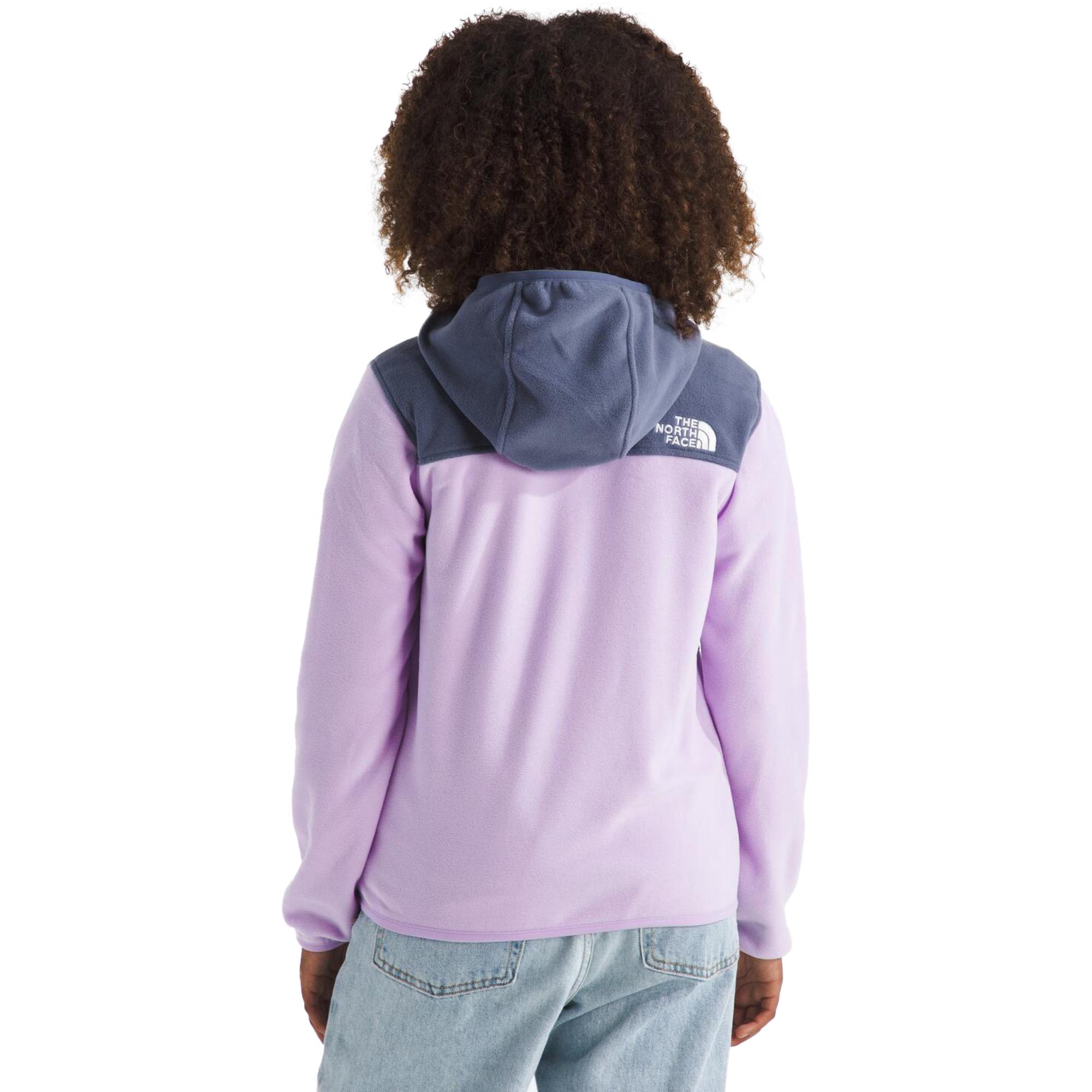 Детская толстовка на молнии Glacier The North Face, Lite Lilac/Twilight Galaxy — фото 3
