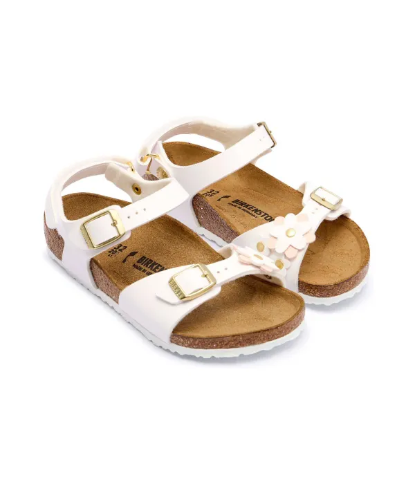 Рио простой как сандалии Narrow fit Birkenstock, белый — фото 3