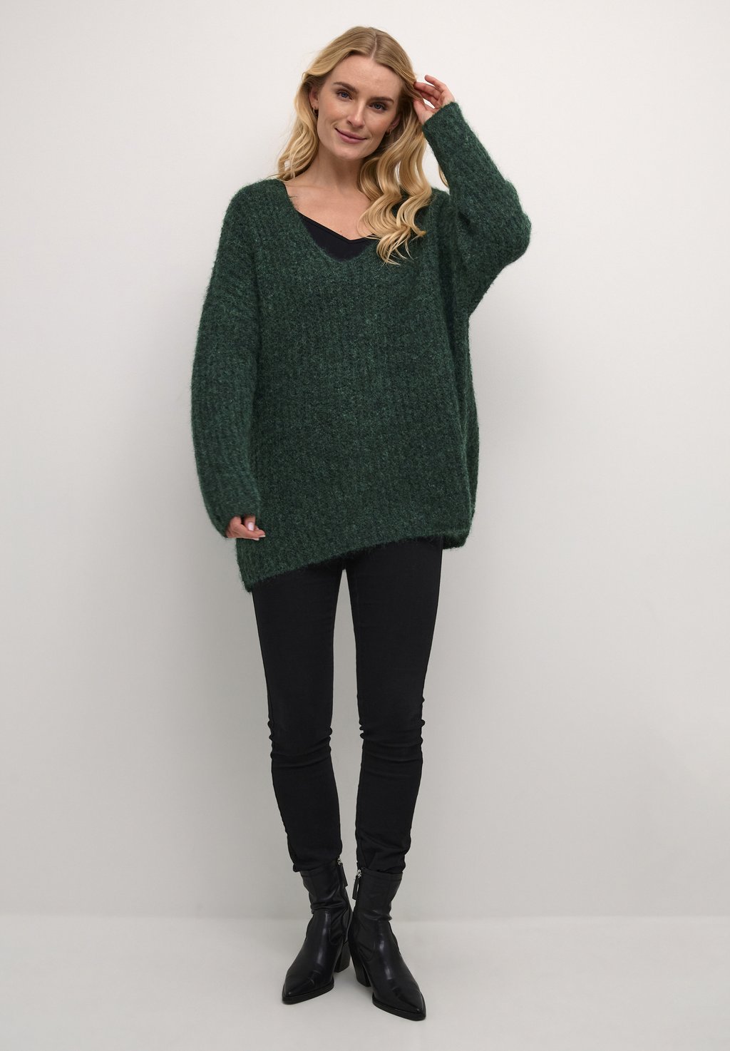 

Джемпер BRAVA PULLOVER Culture, темно-зеленый