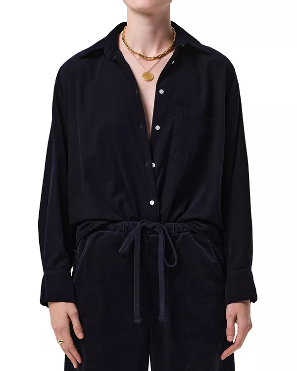 

Вельветовая рубашка Кайла Citizens Of Humanity, синий