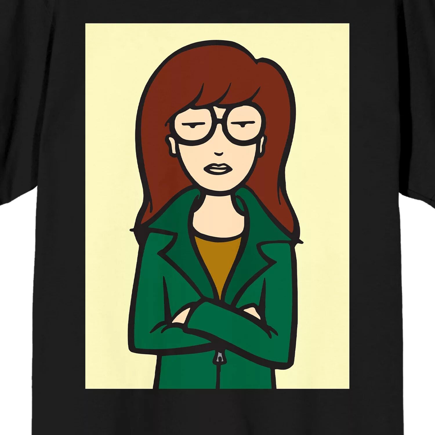 

Мужская футболка с рисунком мультфильма для взрослых Daria Licensed Character