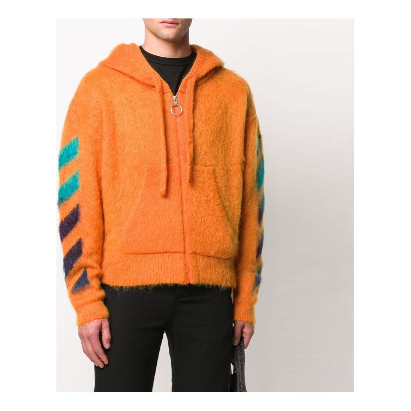 

Толстовка Men's Off-White 3d Logo Hooded Knit Orange