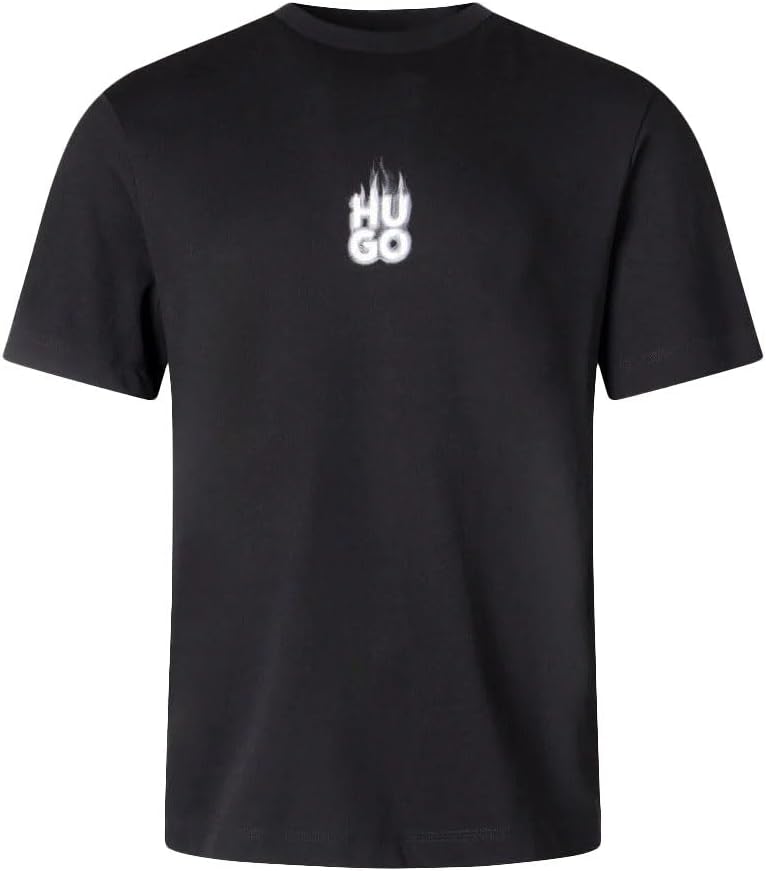 

Футболка Hugo Men's Dalsar Small Logo с коротким рукавом, черная Hugo Boss
