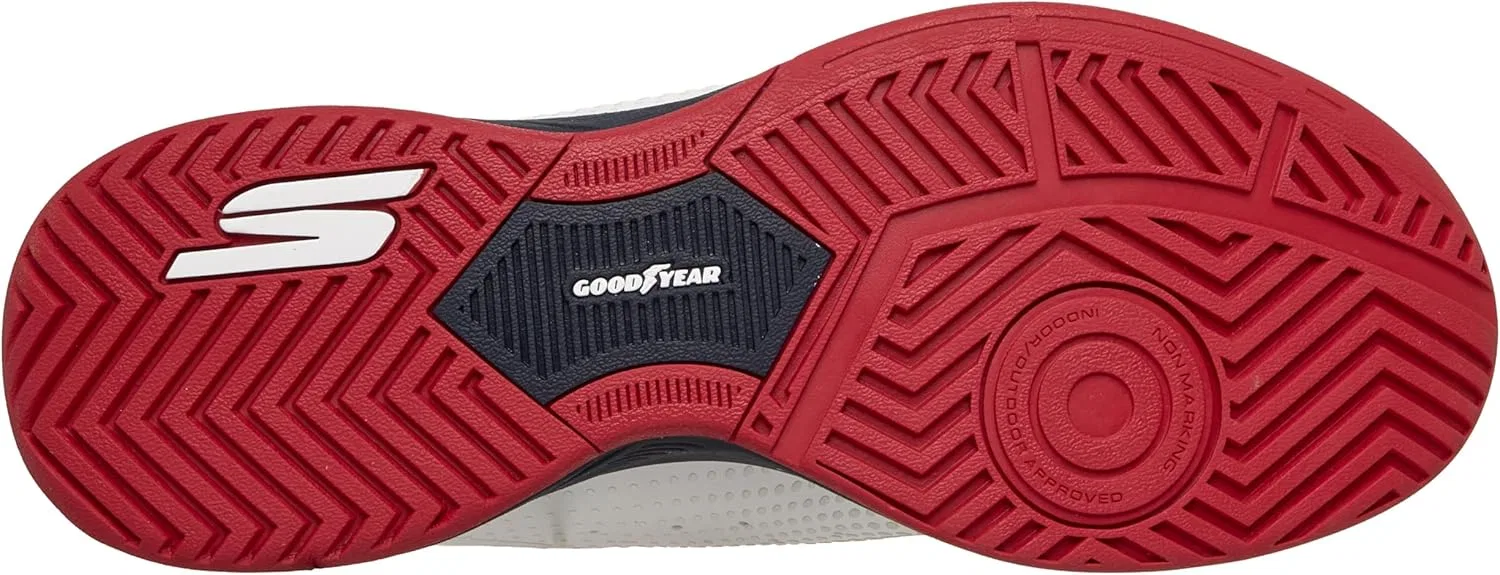Кроссовки для пиклбола Skechers Viper Court Reload Hands Free Slip-ins, белый/синий/красный — фото 2
