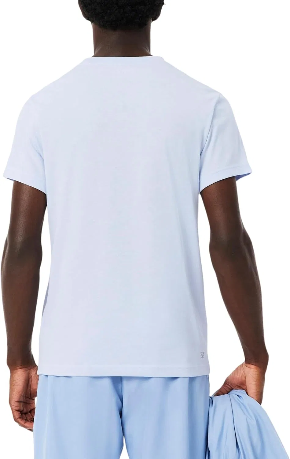 Футболка Lacoste Ultra Dry Logo Sport, мужская, Phoenix синий/Aphylla — фото 3