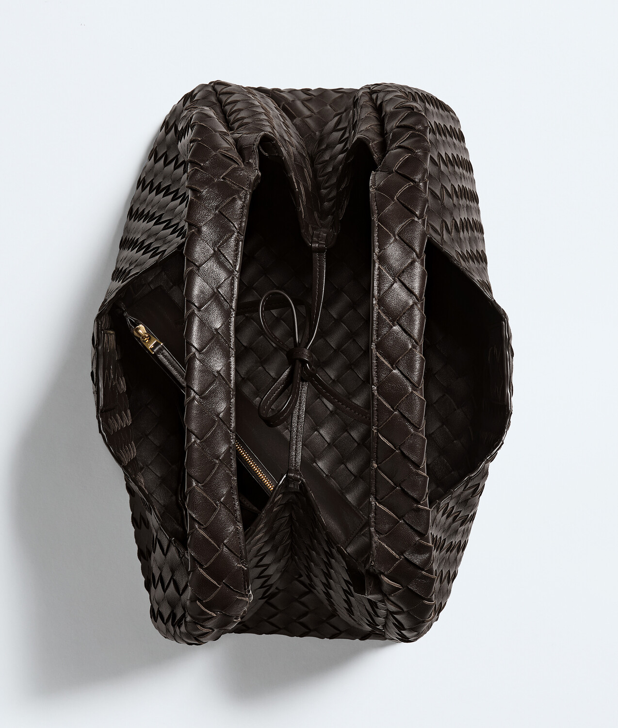 Женская большая сумка Large Campana BOTTEGA VENETA, коричневый — фото 3