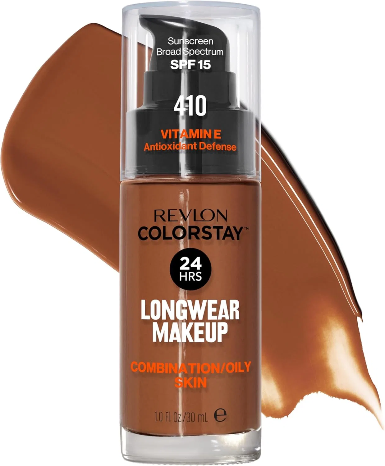 Тональное средство Revlon ColorStay для комбинированной и жирной кожи, SPF 15, матовый финиш, Каппучино, 1.0 унция