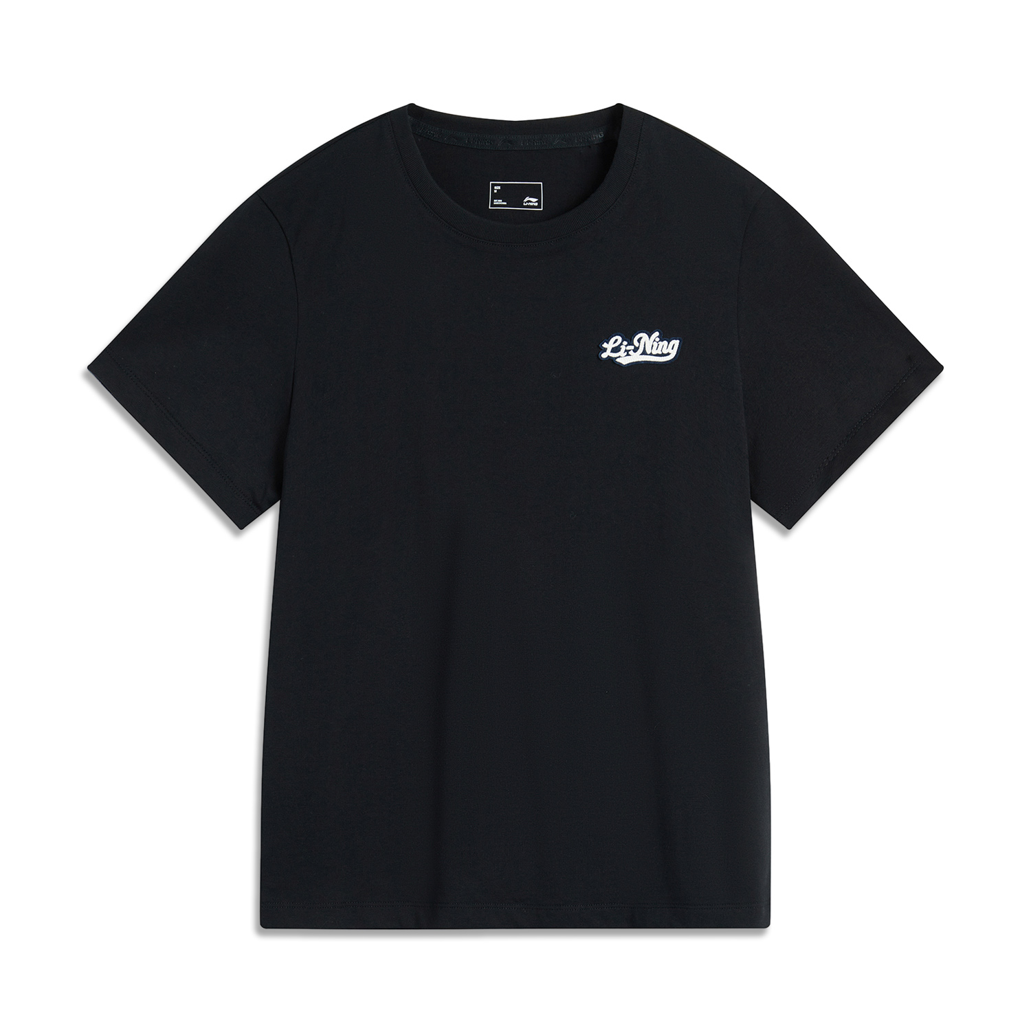 

Женская черная футболка LiNing Sports Life Collection