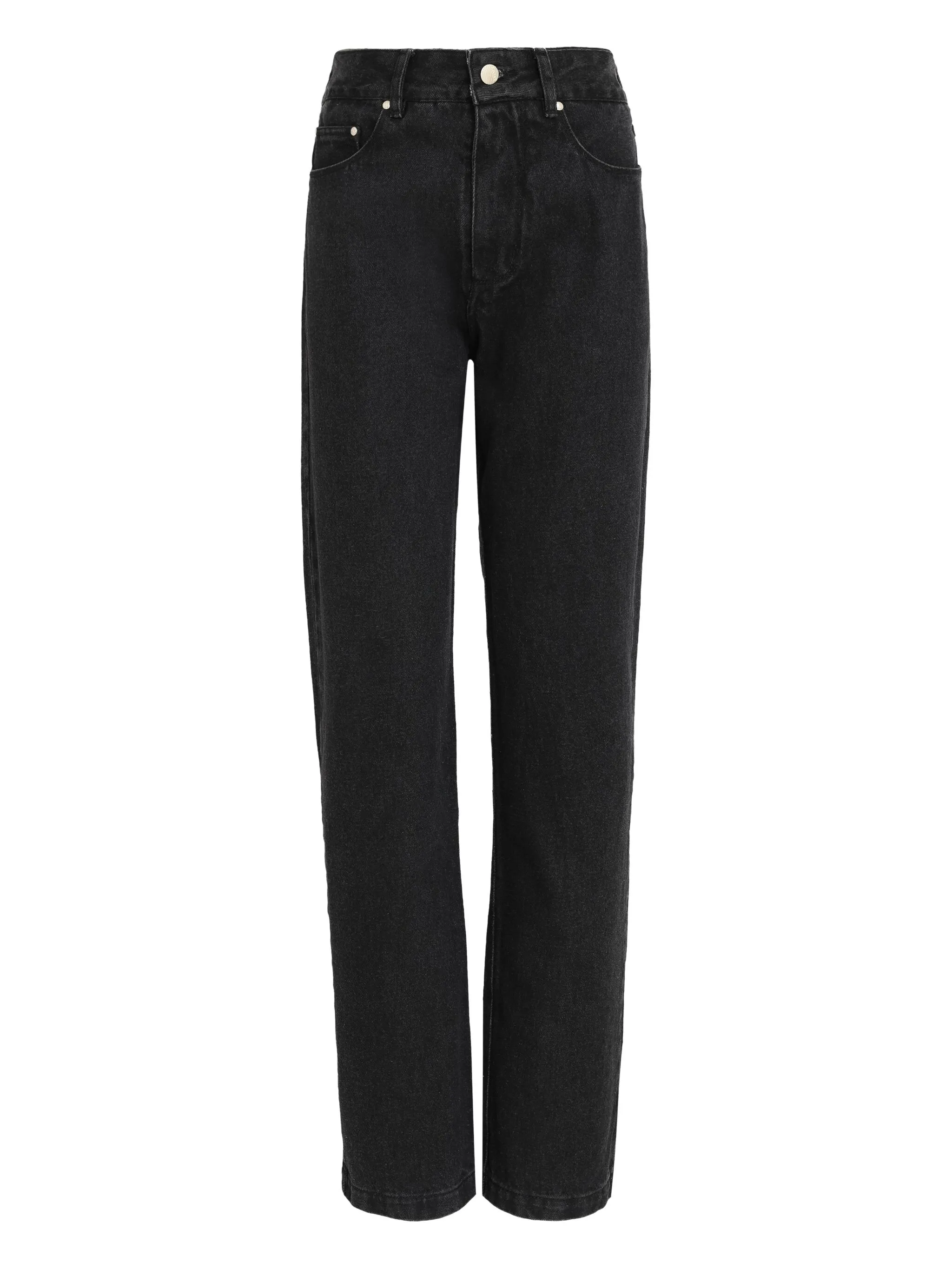 

Прямые джинсы с нашивкой Amapô, черный