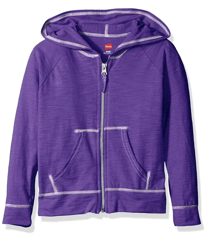 Худи на молнии для девочек Hanes, Purple Crush