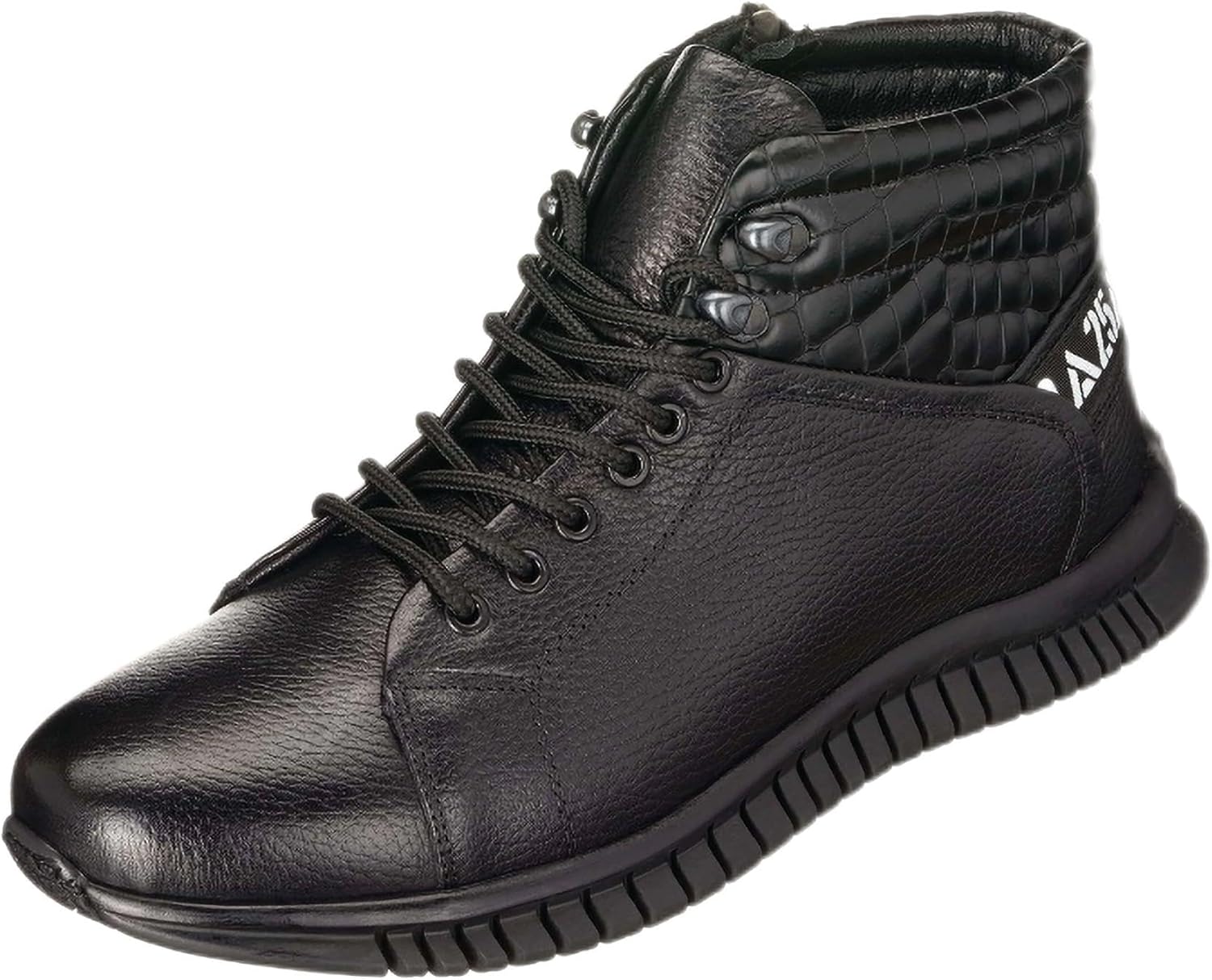 

Мужские высокие кеды DALGALA King Size из черной кожи