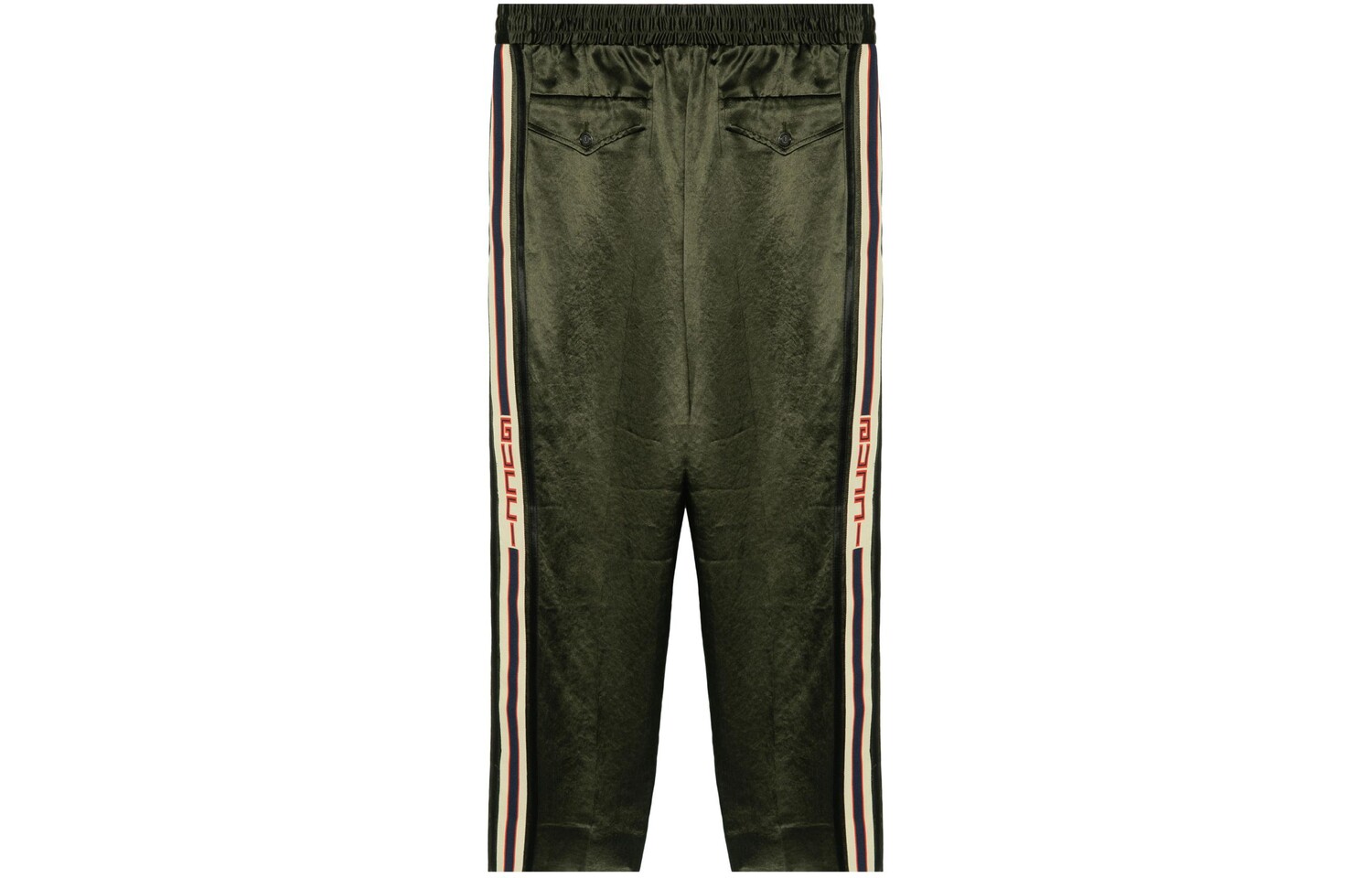 Повседневные брюки мужские зеленые Gucci, зеленый — фото 2