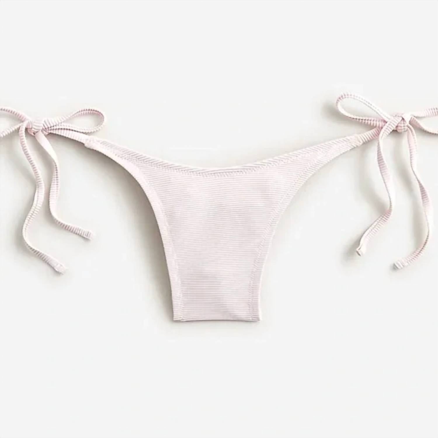 

Плавки бикини Cheeky Stretch с ребристым изгибом на талии розового цвета J.Crew