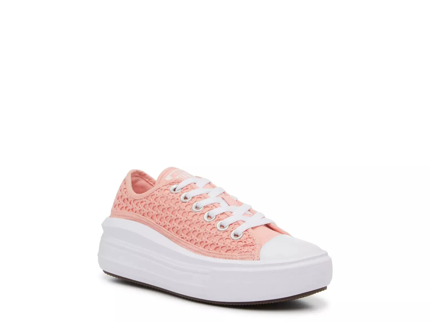 

Низкие кеды Converse Chuck Taylor All-Star Move Crochet - детские, розовая фаза