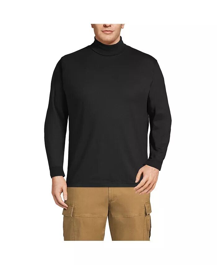 

Водолазка Big & Tall Super-T Lands' End, черный