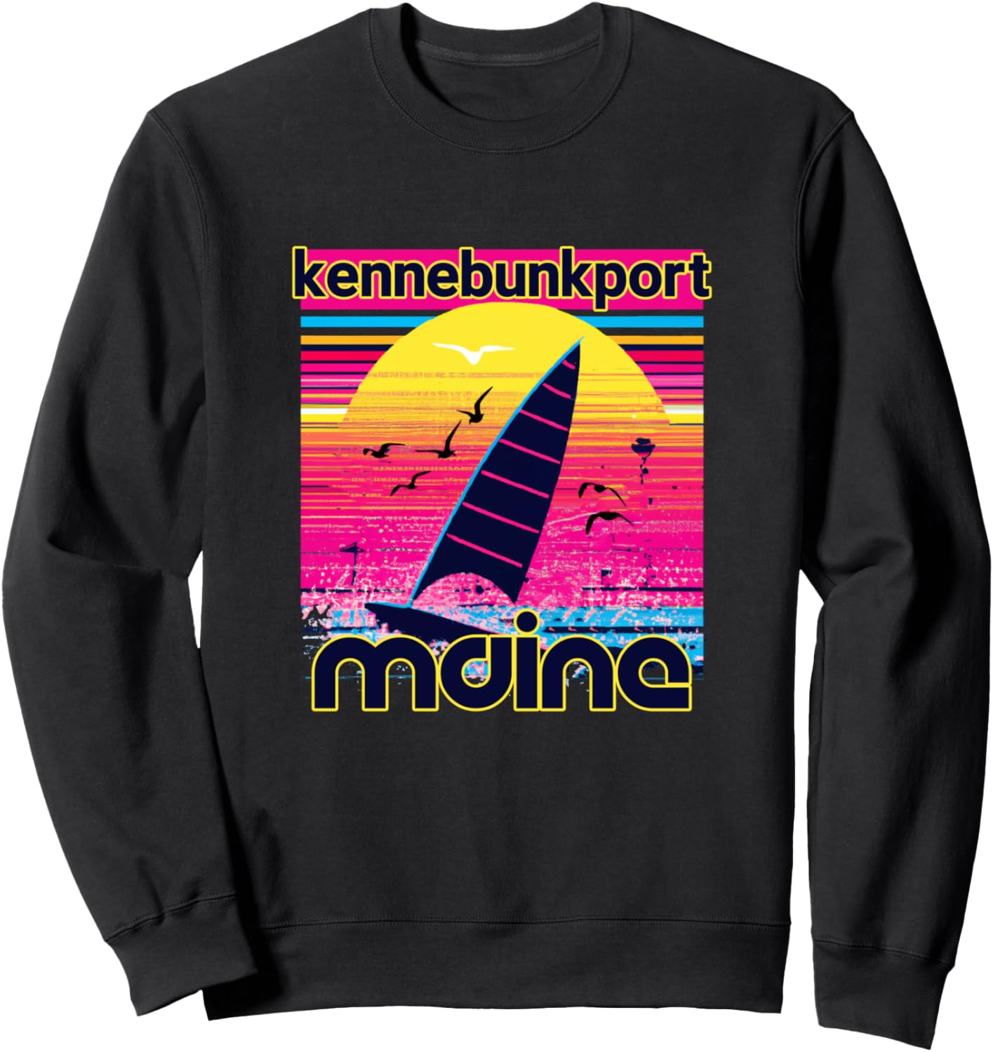 

Кружевная пляжная толстовка в стиле ретро 80-х от Kennebunkport Kennebunkport Retro Beach Accessories, черный