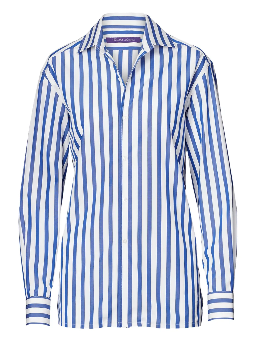 

Рубашка в полоску с длинными рукавами Ralph Lauren Collection, белый