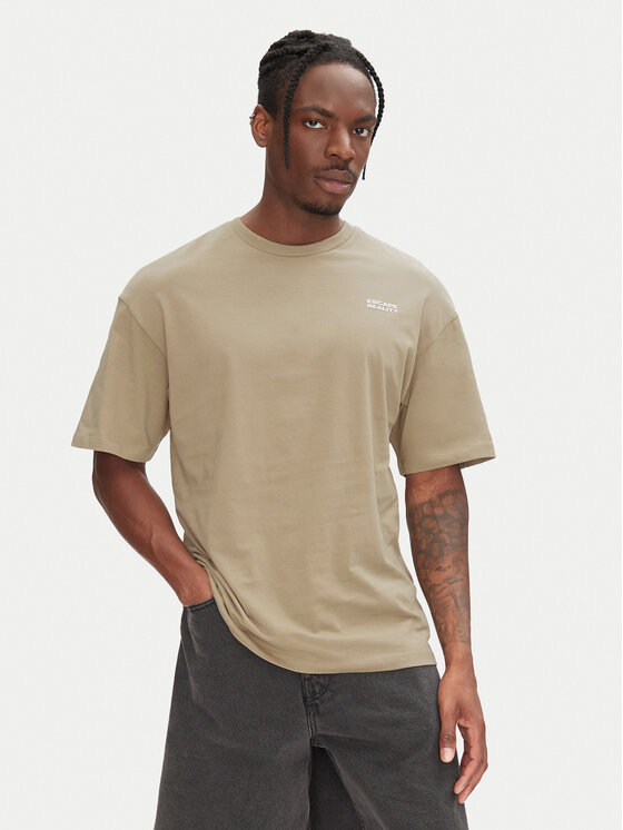 

Футболка свободного кроя Ames 12268471 Jack&Jones, бежевый