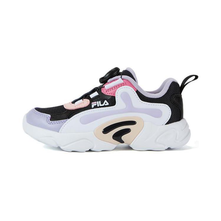 

FILA KIDS Износостойкие низкие детские кроссовки для бега black purple для детей 3-7 лет