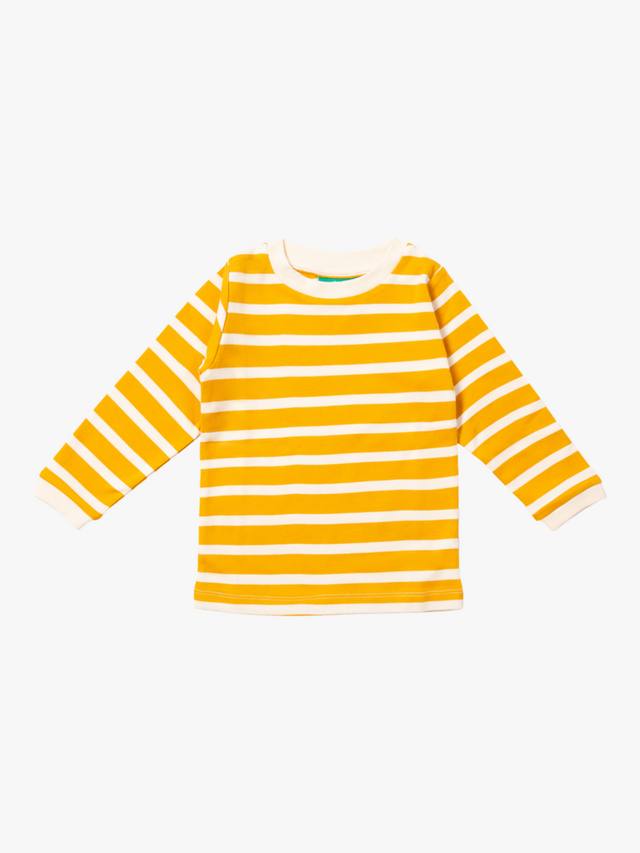 

Детская футболка с длинными рукавами из органического хлопка в полоску Little Green Radicals