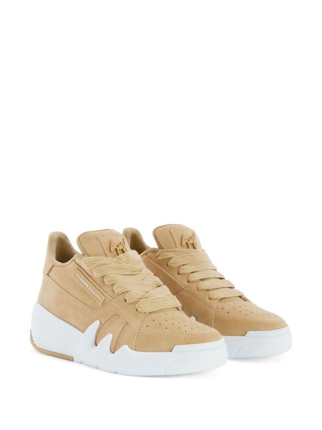 Кроссовки Giuseppe Zanotti Talon Lace-up, бежевый — фото 2