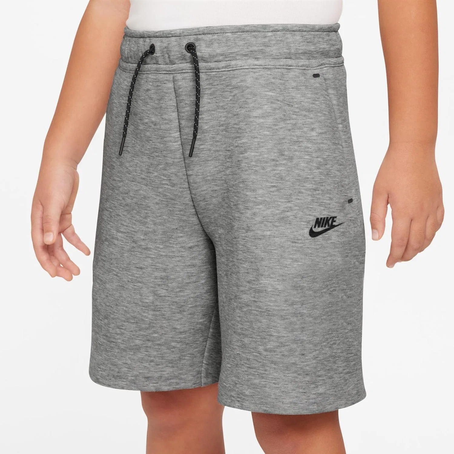 Шорты Tech Fleece Nike, Dark Grey Heather/Black — фото 4