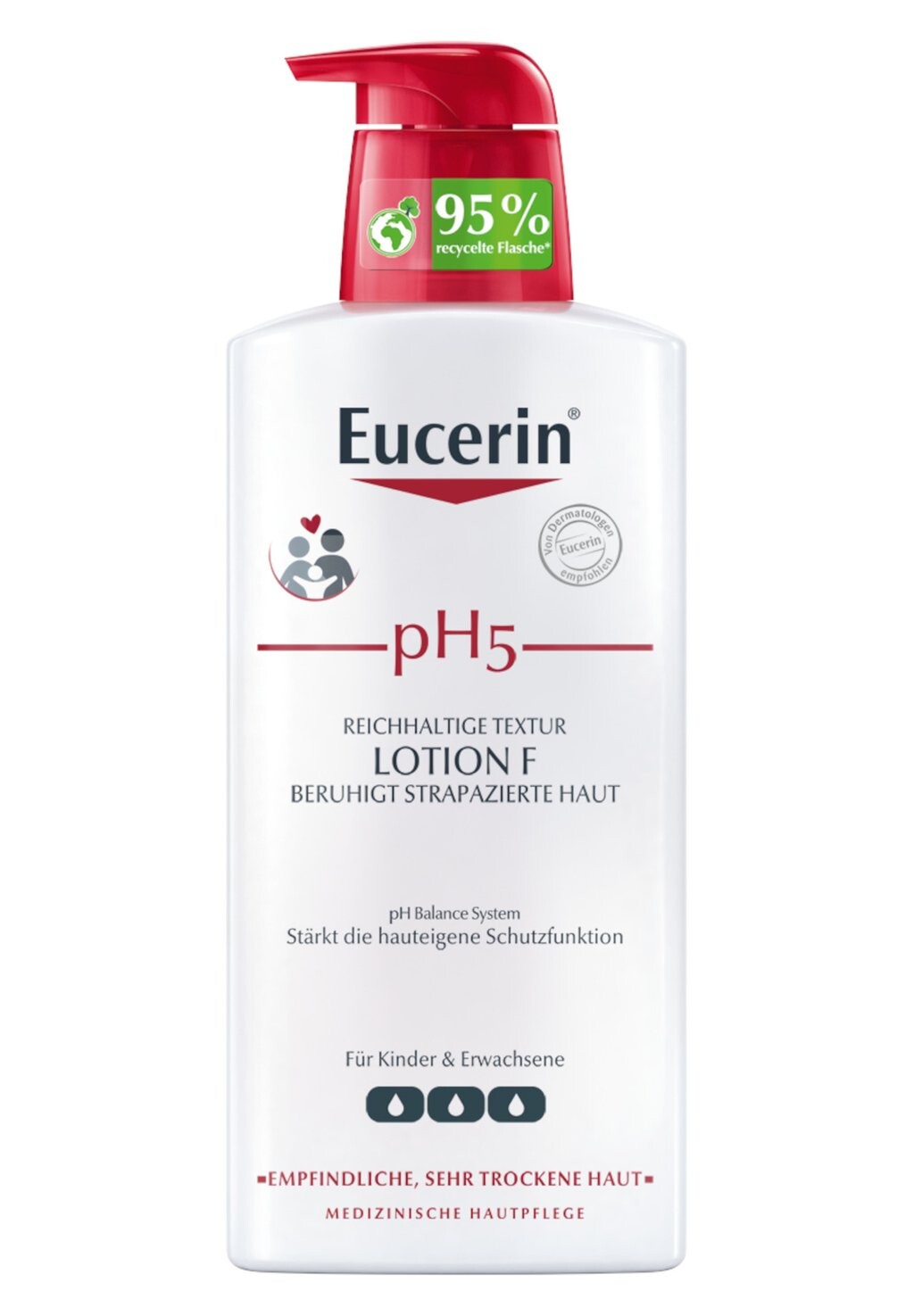 

Увлажняющий крем REICHHALTIGE TEXTUR LOTION F PH5, BEANSPRUCHTE & RISSIGE HAUT Eucerin