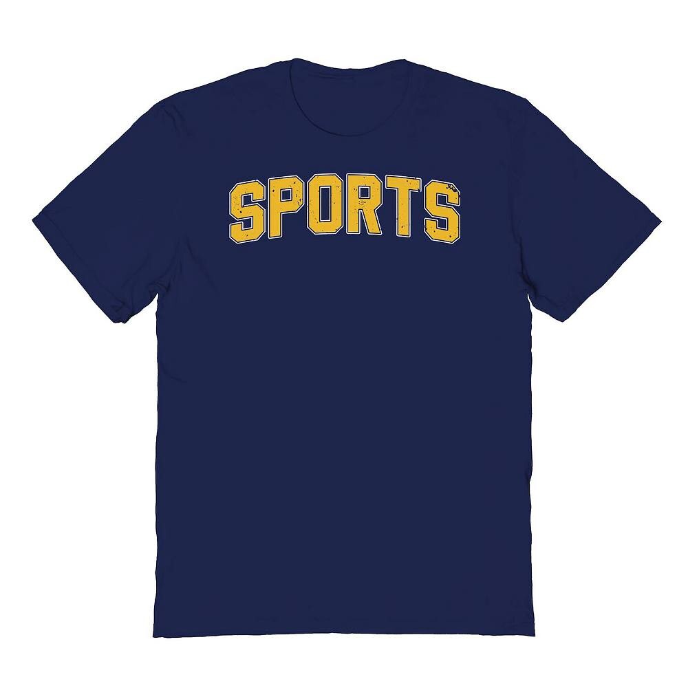 

Мужская спортивная футболка с рисунком Duke & Sons, цвет Navy Yellow