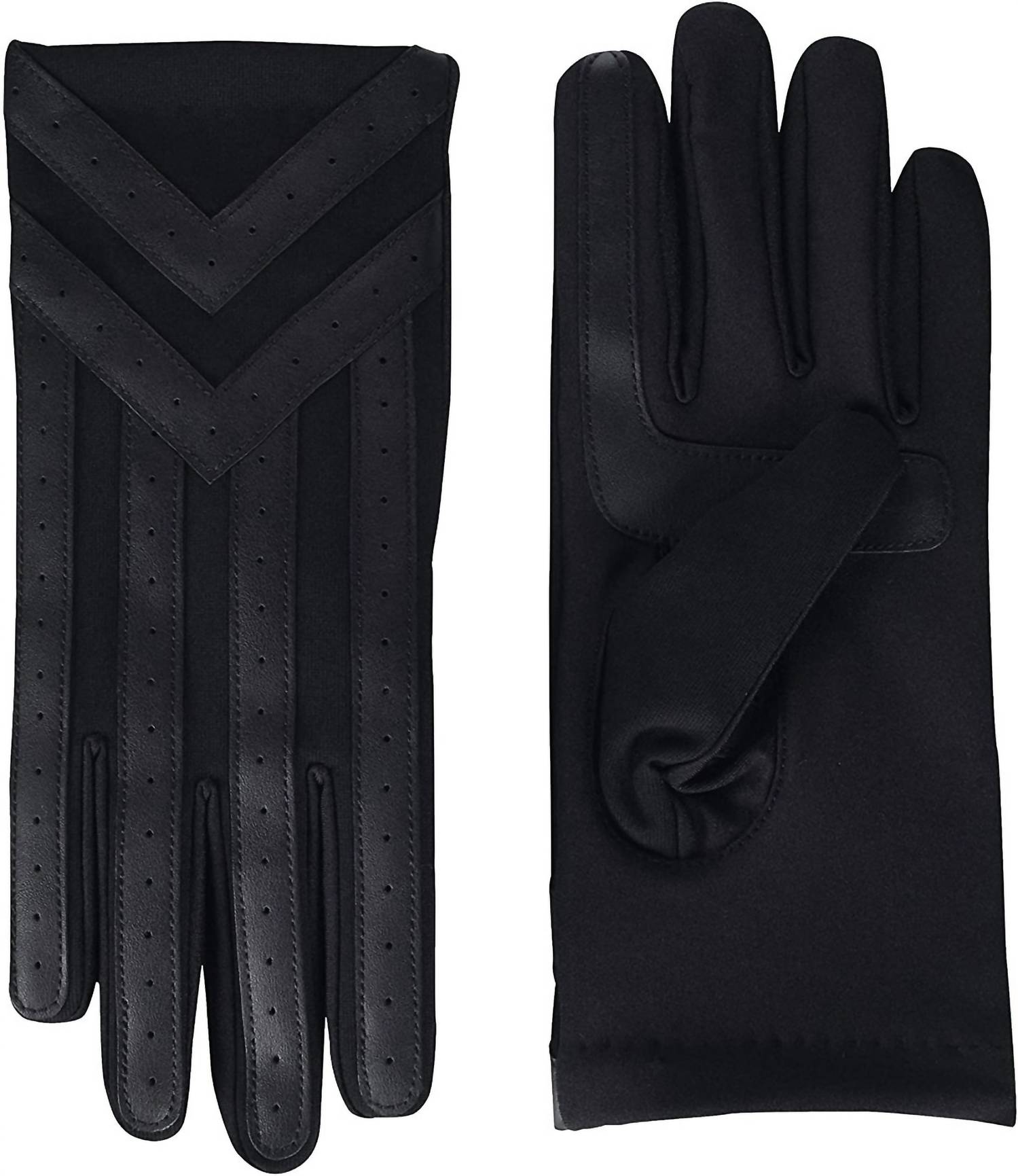 

Мужские перчатки Heritage Woven Stretch с аппликациями черного цвета Isotoner